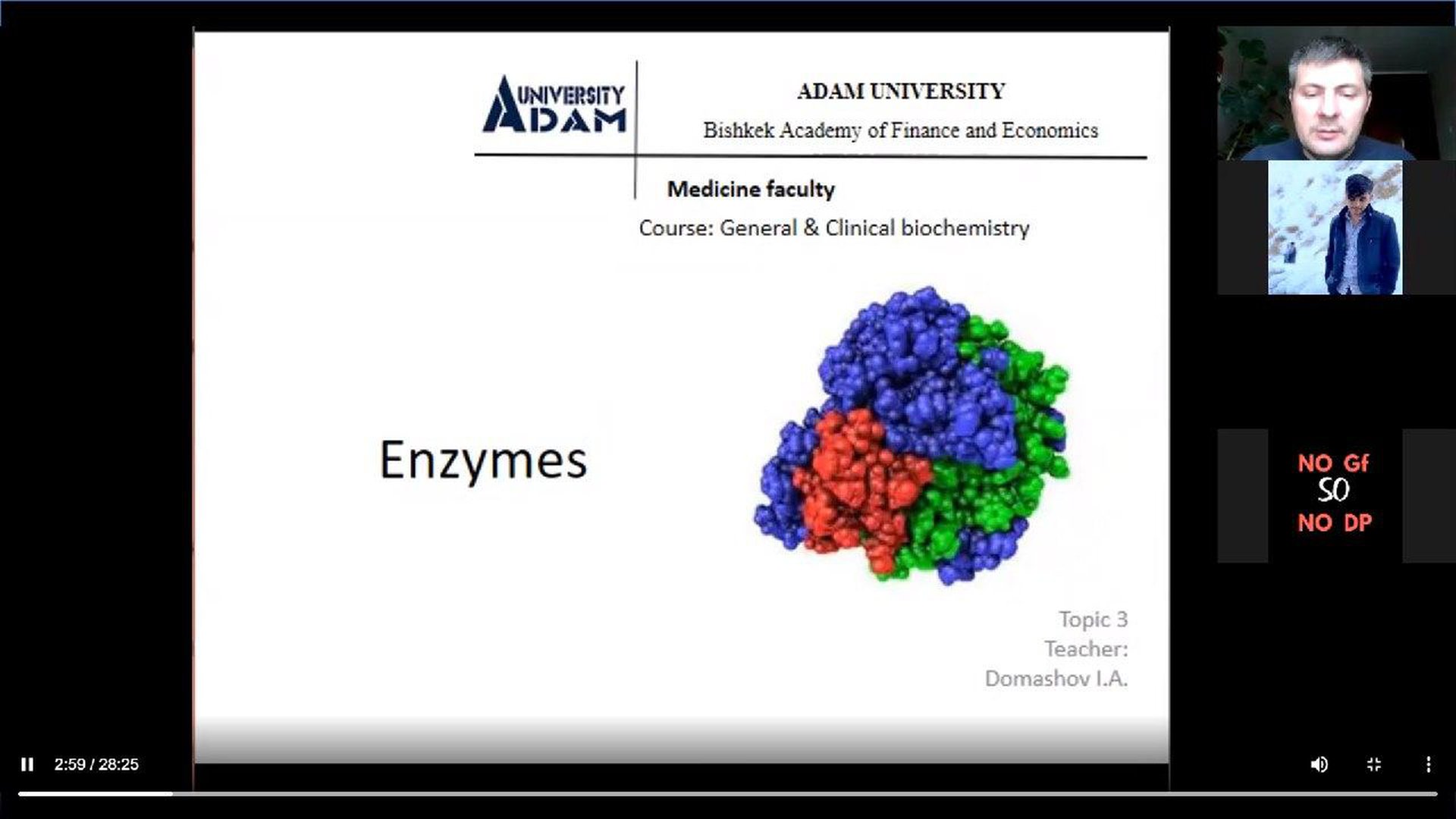 Medical Faculty of ADAM University holds online classes during quarantine
