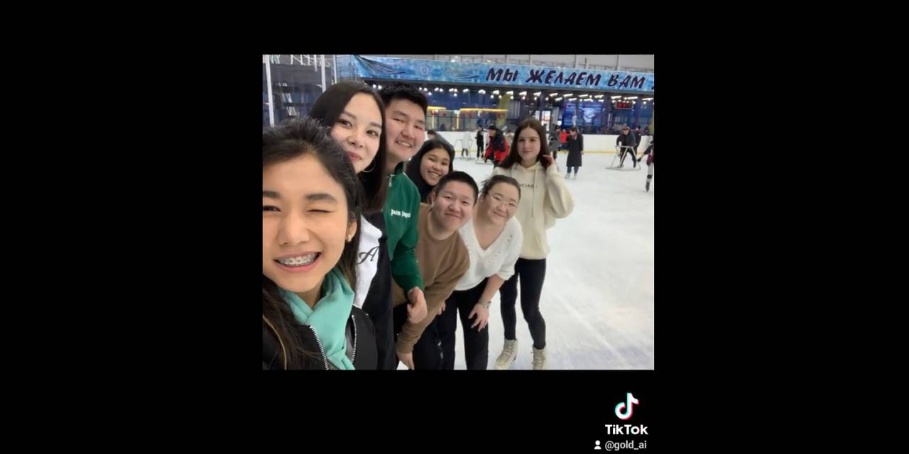 Today, some of the activists gathered at the city ice rink