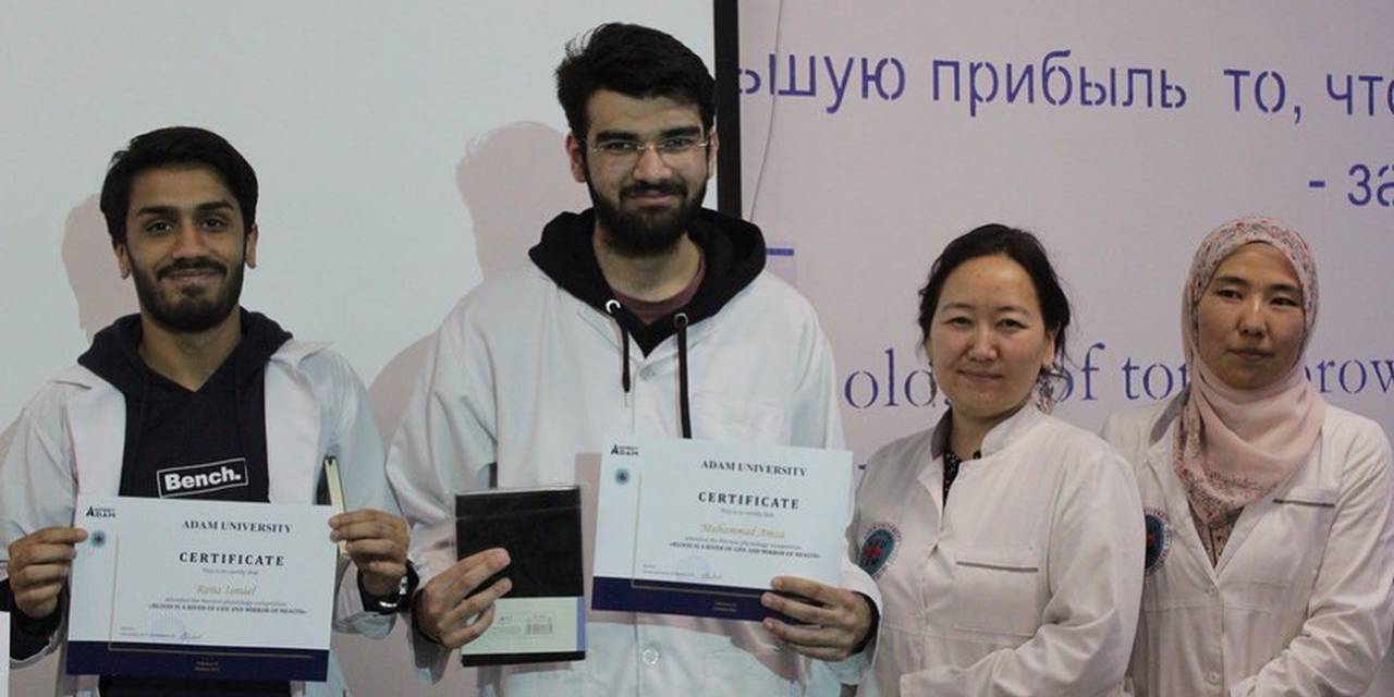 The Department of Morphological Disciplines of AUSM held a competition on 25.02.2023 on blood physiology "Blood is the river of life and mirror of health" among students of the 2nd and 3rd semesters